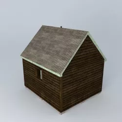 Small Cabin Free 3D model