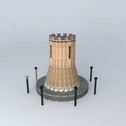 Small castle Free 3D model