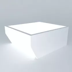 Small plastic storage bin Free 3D model