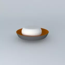 Soap with dish Free 3D model