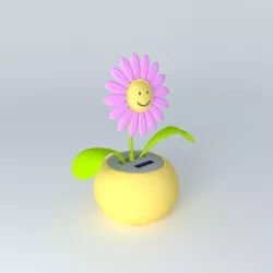 Solar Flower Free 3D model