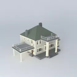 Southern Mansion Free 3D model