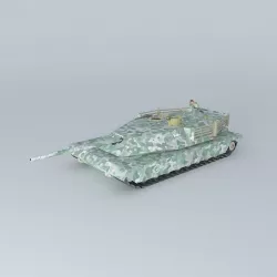 TANK COVER 112 prototype Free 3D model