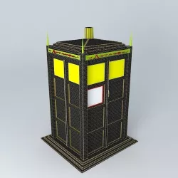 TARYNIOUS An Ancient Gothic TARDIS Free 3D model
