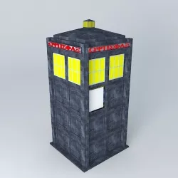 The Quantus Destroyer Class Battle TARDIS Free 3D model