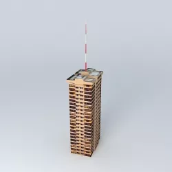 Torre del Sol Santo Domingo  Dominican Republic Free 3D model