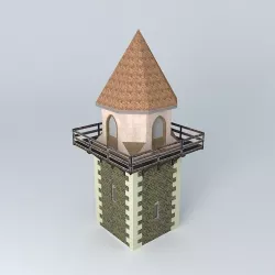 tower Free 3D model