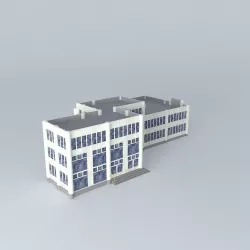 Train Station Free 3D model