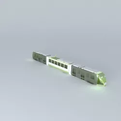Tram Free 3D model