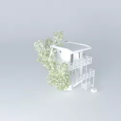 Tree house Free 3D model