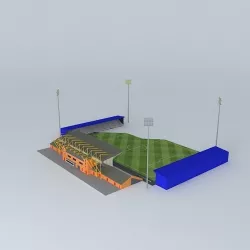 tulloch stadium Free 3D model