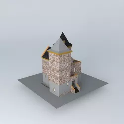 Two Towers Free 3D model