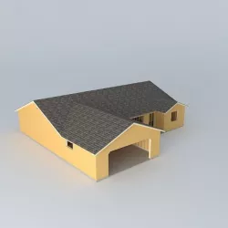 Unfinished House Free 3D model