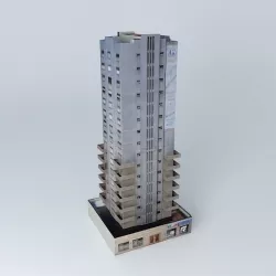 Union building and Benevolence Free 3D model