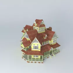 Victorian house update Free 3D model