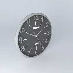 Wall clock Free 3D model