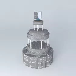 WEDDING CAKE Free 3D model