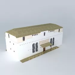 Western Saloon Overquiet Free 3D model