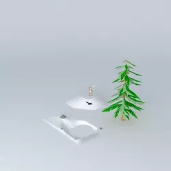 winter seen Free 3D model