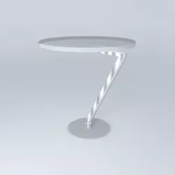 Z Shape Glass Side  Free 3D model