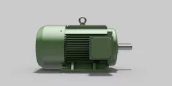 180L-B3 Left - Electric Motor - Free 3D CAD Model Free 3D model