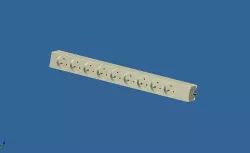 19 inch Rack Mount Power Panel II Free 3D model