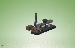 1911 GM Front Sight Staking Fixture Free 3D model