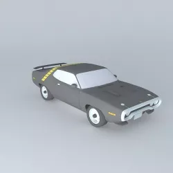 1971 Plymouth Roadrunner Free 3D model