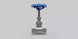 3-4 Inch BSP - Gate valve - Autodesk Inventor Free 3D model