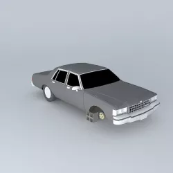 3 Wheel Caprice Free 3D model