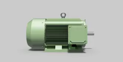 315M-B3 Left 2-Pole - Electric Motor - Free 3D CAD Model Free 3D model