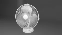 3d Fan Model  Free 3D model