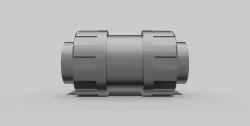 40mm - PVC Ball check valve SC sockets - Autodesk Inventor Free 3D model