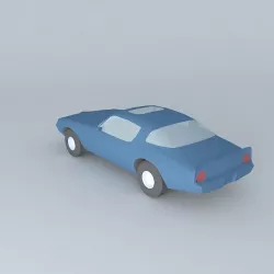 70s Pontiac Firebird Free 3D model