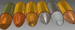 9mm boxer anvil sealer primer mix cup explosive compound braz... Free 3D model