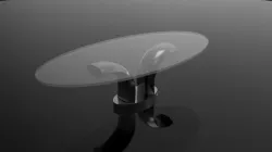 A glass table model Free 3D model