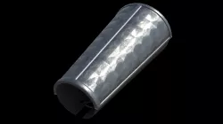 A steel oxidised bracer Free low-poly  3D model