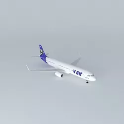 Airbus A321 231 B 22608 Free 3D model