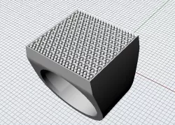 Anel Pave Free 3D model