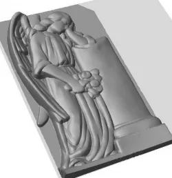 Angel sad Free 3D model