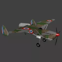 Arsenal-Delanne-10 Free low-poly  3D model
