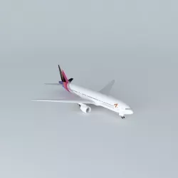 Asiana Airlines Asiana Airlines Boeing 777 28E   ER  2013 Free 3D model