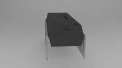 ATMega328P-PU Microcontroller Free low-poly  3D model