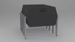 ATTiny85 Microcontroller Free low-poly  3D model