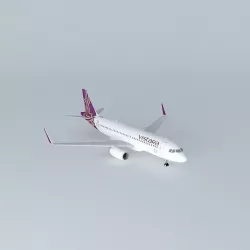 Auto Ttb Vistara Airbus A320 232 2015 Sharklets Free 3D model