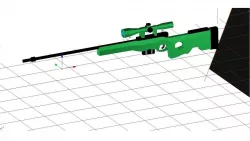 AWP001  Free low-poly  3D model
