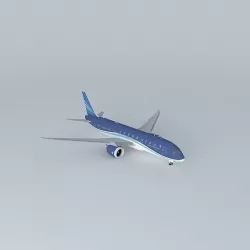 Azerbaijan Airlines  AZAL  Azerbaijan Airlines  Boeing 787 8 ... Free 3D model