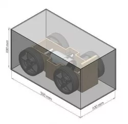 Balsa Battery Car Free 3D model