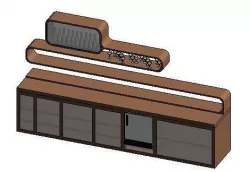 BAR WALL DISPLAY  BIC Free 3D model