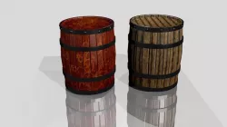 barrel Free 3D model